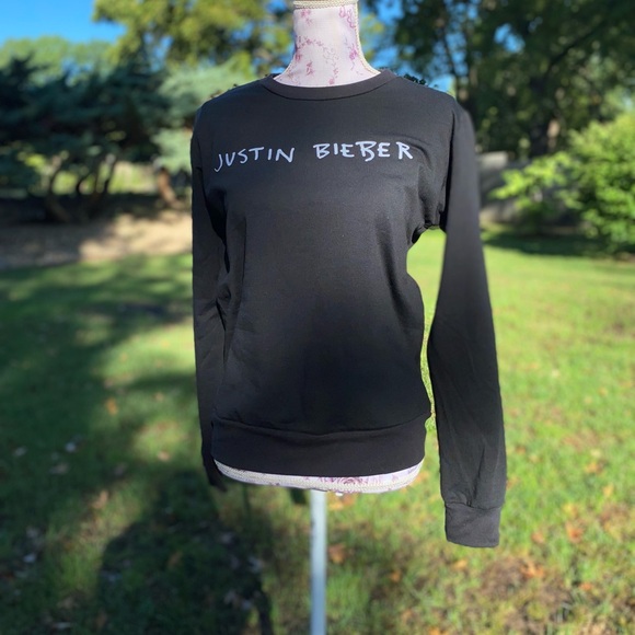Justin Bieber what do you mean graphic crewneck sweatshirt - Picture 10 of 10